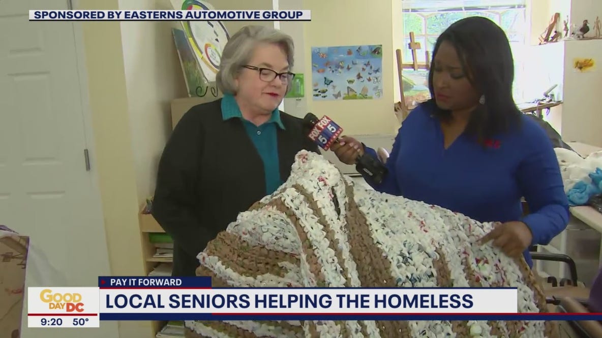 PAY IT FORWARD: Local senior citizens help the homeless